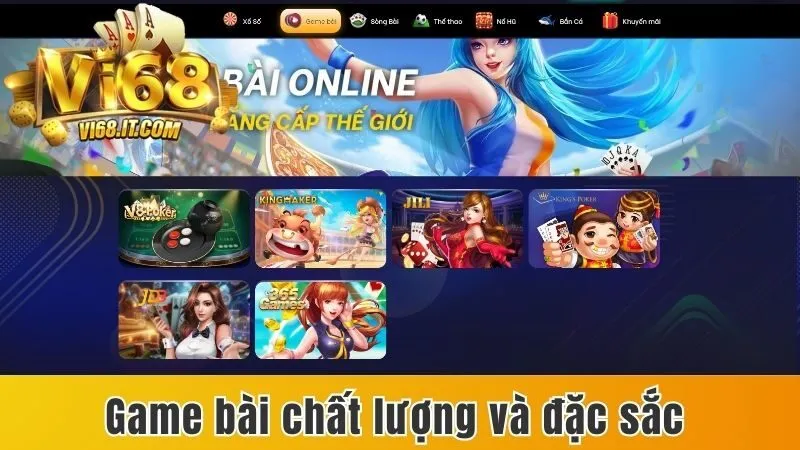 Vi68 – Cổng Game Bài Đổi Thưởng Trực Tuyến Uy Tín | Tải Vi68 Apk | Vi68 Ios | Link Đăng Ký Vi68 Chính Thức | Game Bài Vi68 Nạp Rút 2025 24 Game Bài Chất Lượng Và Đặc Sắc